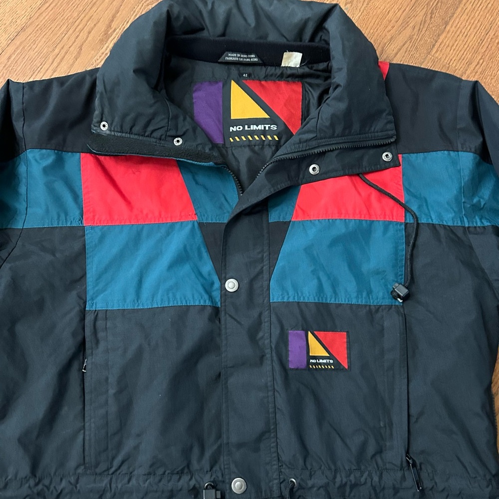 No‎ Limits Serac Vintage Winsbreaker Parka Jacket Size 42 US Large - Picture 2 of 6